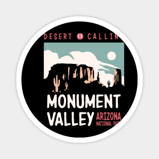 Utah Monument Valley Arizona Retro Vintage Design Magnet